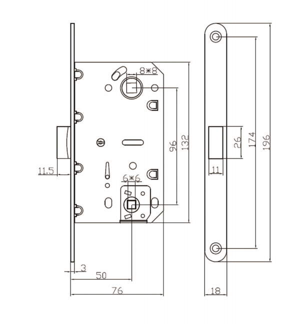 MSD410-B-S 尺寸