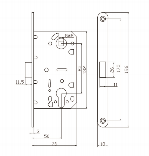 MSD410-C-S 尺寸