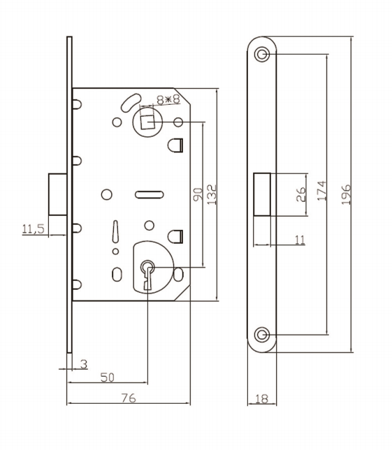 MSD410-K-S 尺寸
