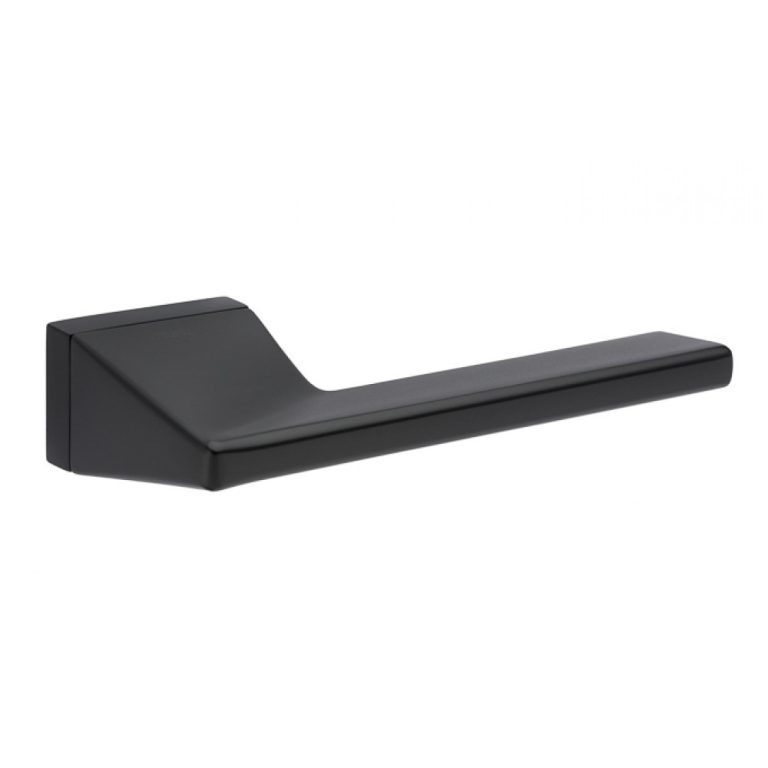 Zinc door handles on rose - MVM Hardware